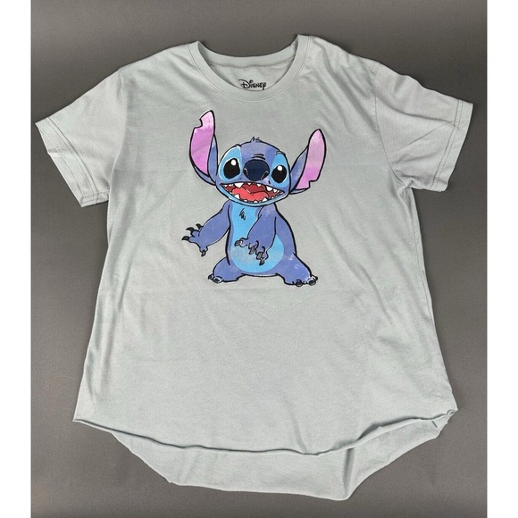 Walt Disney Tops - Disney's Lilo & Stitch T-shirt Woman's Size Large Stitch Graphic Comfy
